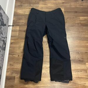 REI Co-Op Powderbound Insulated Waterproof Snow Pants Black Men's XL Pockets